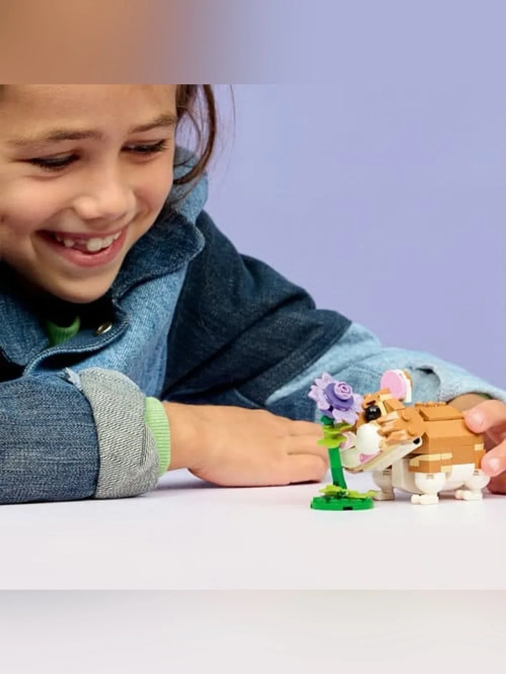 💛LEGO Creator 3 in 1 Cute Hamster with a Flower Building Toy for Girls & Boys